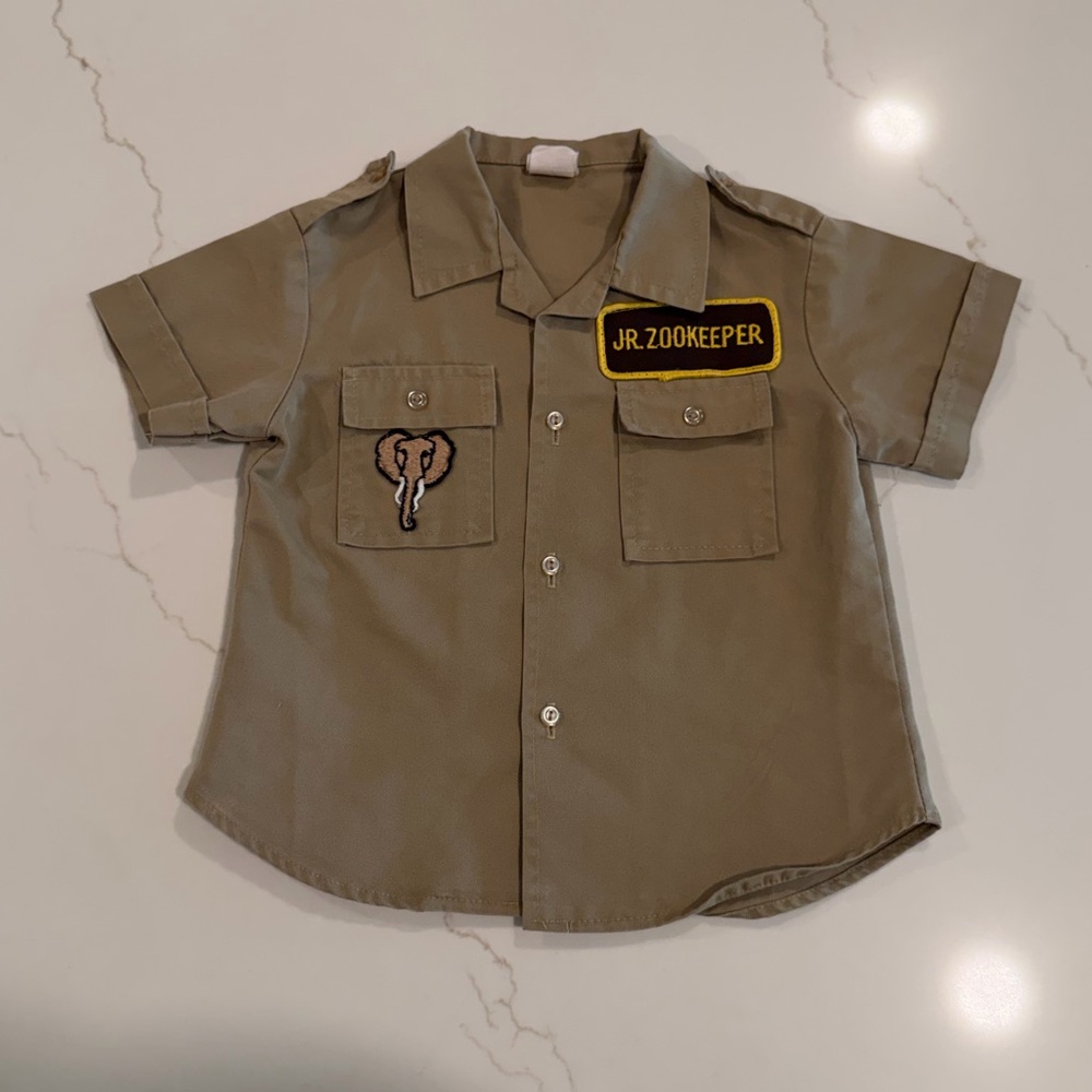 Kids Zookeeper Shirt - Tan